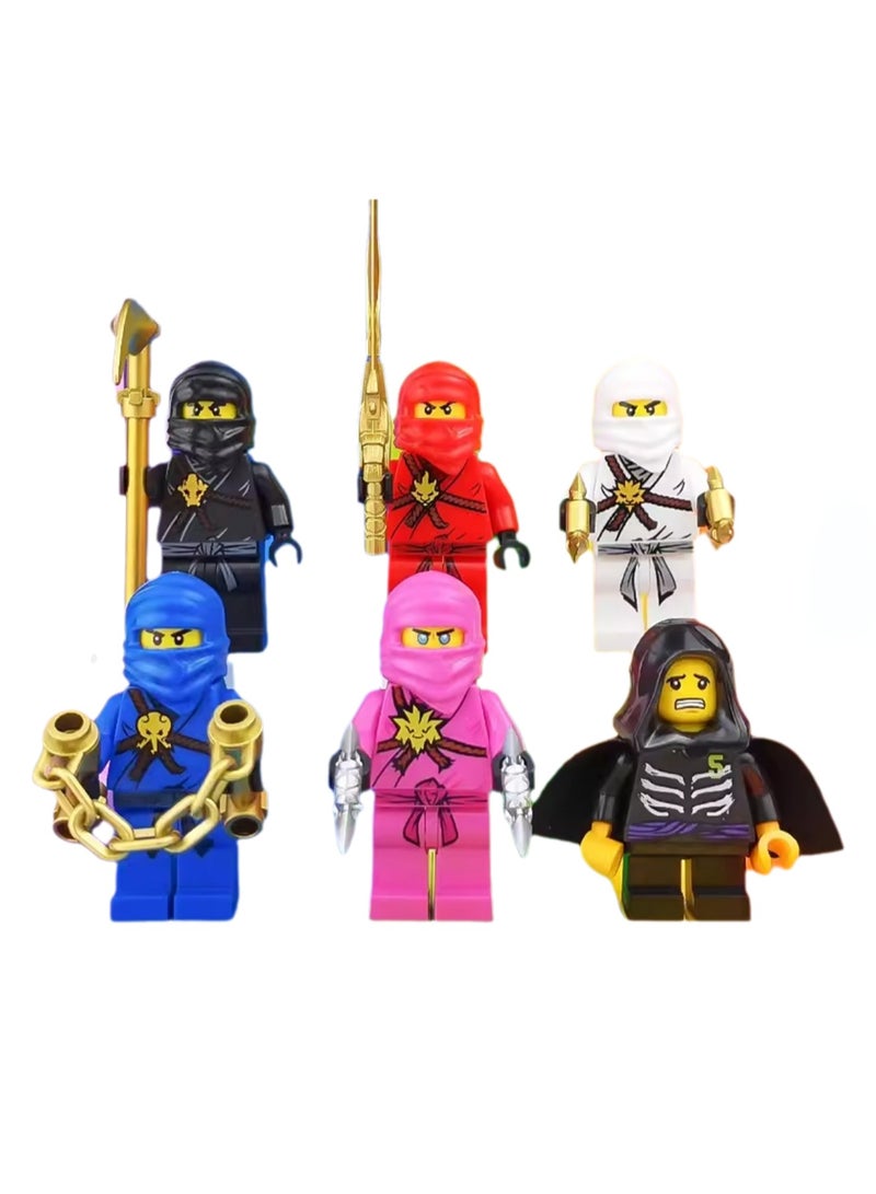 Ninja Small Particle Assembly Toy Building Block Doll Toy(First Generation Ninja 6) - Image 1
